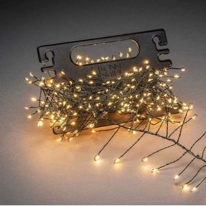 Konstsmide Christmas Lichtketting Cluster groen met opwikkelaar 400-l.