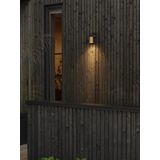 Konstsmide - Wandspot down temi 7W goud en zwart