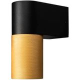 Konstsmide - Wandspot down temi 7W goud en zwart