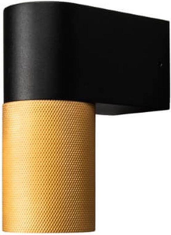 Konstsmide - Wandspot down temi 7W goud en zwart