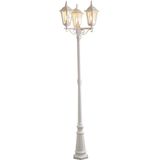 Konstsmide 7217-250 Firenze Staande buitenlamp Spaarlamp E27 100 W Wit