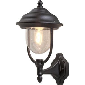 Konstsmide Buitenwandlamp PARMA staand, zwart