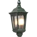 Konstsmide Buitenwandlamp Firenze, halve schaal, groen