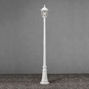 Konstsmide Mastlamp Firenze, 1-lamps, wit