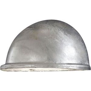 Gnosjö Konstsmide buitenlamp, Torino wandlamp, gegalvaniseerd grijs, 20 x 10,5 x 10 cm, 3 ml, 7325-320