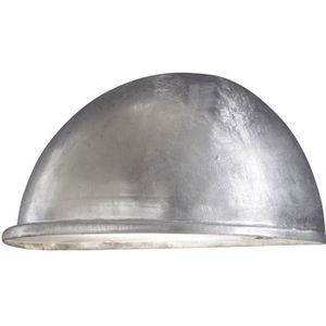 Wandleuchte Torino galvanisiert, gefrostetes Acrylglas