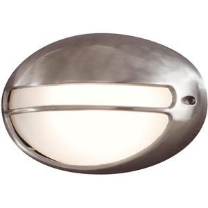 Konstsmide Torino 7334-000 Buitenlamp (wand) Spaarlamp, LED E27 60 W Aluminium (geborsteld)