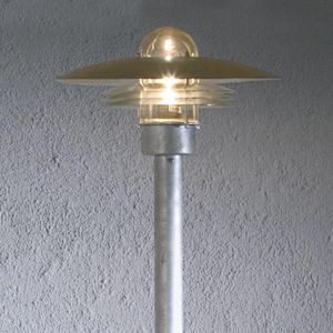 Konstsmide Modena 7336-320 mastlicht / B: 40cm D: 40cm H: 237cm / 1x60W / IP44 / gegalvaniseerd/verzinkt