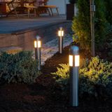 Tuinlampen 12 volt 7451-000 - Amalfi (3X) Kleur: Rvs - Outlet