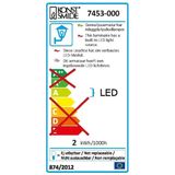 Konstsmide - Led Bloempot - Wit - 28 cm - Geschikt voor Binnen en Buiten