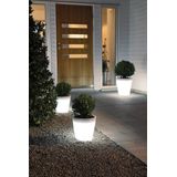 Konstsmide - Led Bloempot - Wit - 28 cm - Geschikt voor Binnen en Buiten