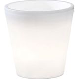 Konstsmide - Led Bloempot - Wit - 28 cm - Geschikt voor Binnen en Buiten