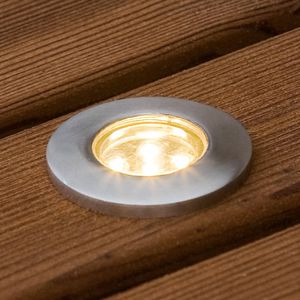 Konstsmide Mini-LED grondspot inbouwlamp 6per set vlak