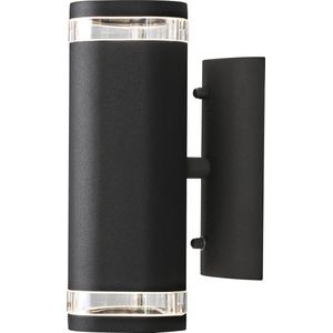 Konstsmide - Modena - Wandlamp - Matzwart - Aluminium - 2x GU-10