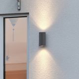 Konstsmide - Siracusa - Wandlamp Buiten - Antraciet - IP44 - GU10