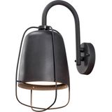 Konstsmide Perugia Wandlamp Buiten - E27 - IP44 - Zwart