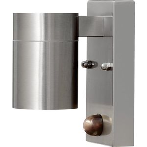 Halogenspot Modena Edelstahl, klares Glas, mit Sensor