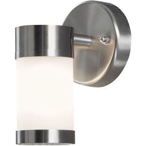 Konstsmide Wandlamp Modena 16 Cm G9 25w Staal/glas Zilver/wit