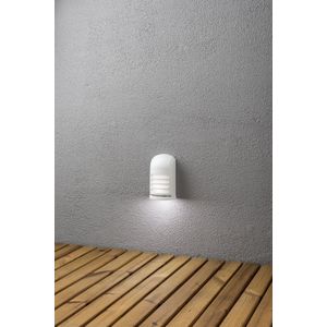 Gnosjö Konstsmide 7694-250, buitenwandlampen, plastic, wit, 5 x 7,3 x 13 cm