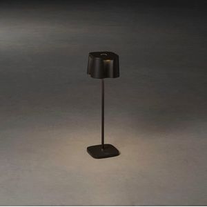 Konstsmide 7818-750 Nice schwarz LED-tafellamp voor buiten 2.5 W Warmwit Zwart