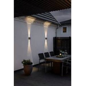 Konstsmide Chieri 7854-370 LED-buitenlamp (wand) Energielabel: G (A - G) LED 12 W Antraciet