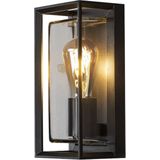 Wandlamp buiten E27 | Brindisi | IP54 | Zwart | Konstsmide