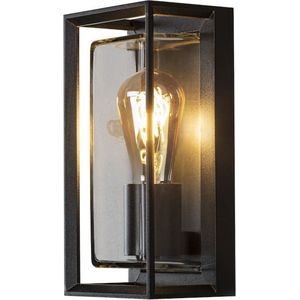 Wandlamp buiten | E27 | Brindisi | IP44 | Zwart | Konstsmide