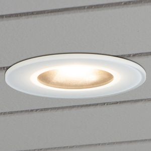 Konstsmide LED inbouwlamp 7875, plafond buiten, wit