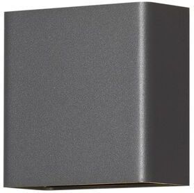 Konstsmide - Chieri - LED Wandlamp Buiten - Grijs - Aluminium - Modern
