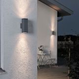 Konstsmide - Monza - Wandlamp - Antraciet - Aluminium - 20cm