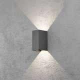 Wandlamp buiten | Up & Down | Cremona | 3000K | IP54 | 6W | Antraciet | Konstsmide