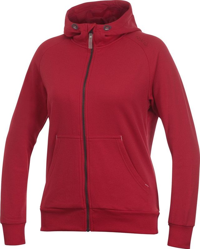 Craft Flexhood - Sweatshirt - Rood - 100% Polyester - Lichtgewicht