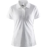 Craft - Classic Pique - Polo - Wit - 100% Polyester - Vochtafvoerend