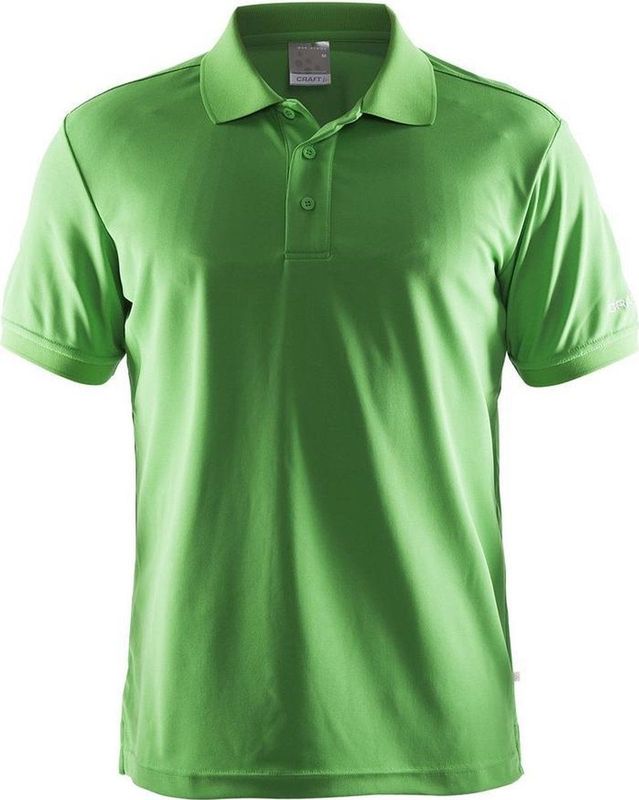 Craft - Classic Pique M - Poloshirt - Groen - Actieve Vochtregulatie