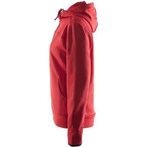 Jas Craft Leisure Full Zip Hood Women Bright Red