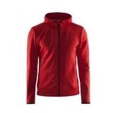 Craft Leisure Full Zip Hood Men bright red S