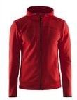 Craft Leisure Full Zip Hood Men bright red S