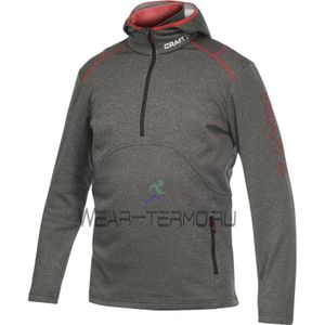 Craft - Active Logo Hood - Sweatshirt - Grijs - Fleece