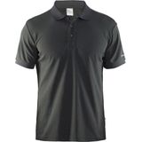 Craft - Classic Pique - Polo - Grijs - Polyester - Actieve Vochtregulatie