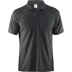Craft - Classic Pique - Polo - Grijs - Polyester - Actieve Vochtregulatie