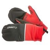 Fietshandschoen Craft Hybrid Weather Glove Bright Red-XXL