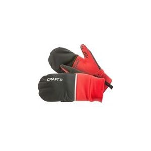 Fietshandschoen Craft Hybrid Weather Glove Bright Red-XXL