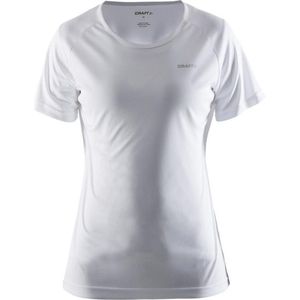 Craft - Prime Tee - T-Shirt - Wit - 100% Polyester - Regular Fit - Reflecterend - Sneldrogend