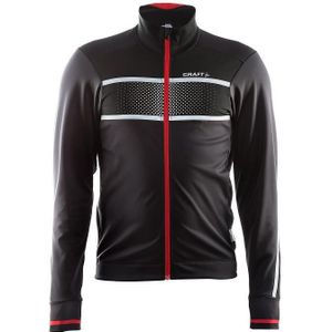 Craft - Glow - Fietsjack - Zwart/Rood - Heren