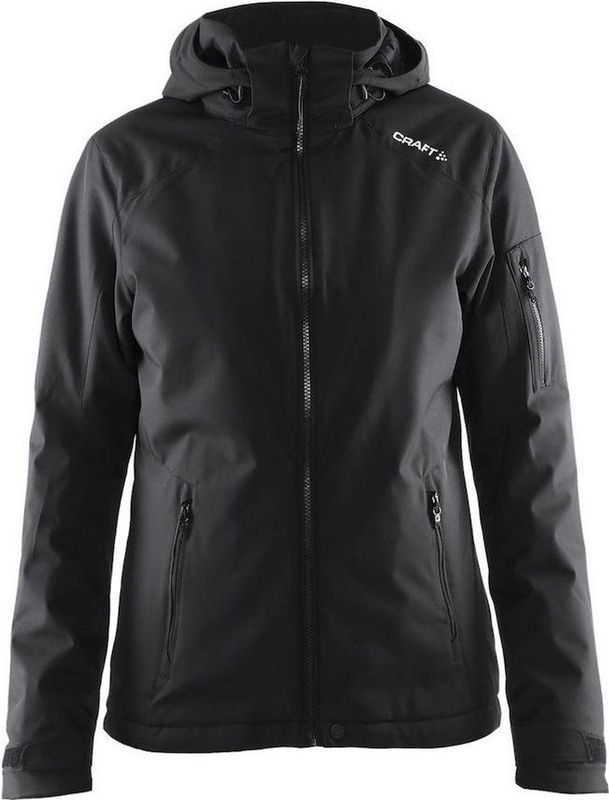 Zwart - Gewatteerde Winddichte Jas - Textiel - Voor Meerdere Sporten