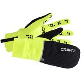 Craft Hybride Weather loophandschoenen voor volwassenen, warm, flumino/zwart, maat L (fabrieksmaat: 10 l)