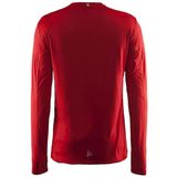 Craft - Mind LS Tee - Rood - Lichtgewicht T-shirt met Lange Mouwen