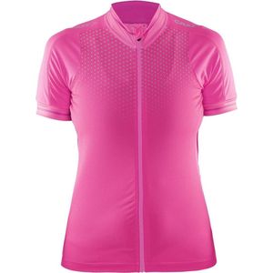 Craft Glow Jersey - Dames Fietsshirt - Rose - Korte Mouw - Functiemateriaal