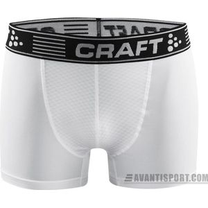 Craft Greatness Boxer 3-inch - Sportbroek - Heren - S - White/Black