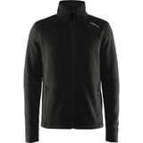 Vest Craft Men Noble Zip Jacket HK Fleece Black Platinum